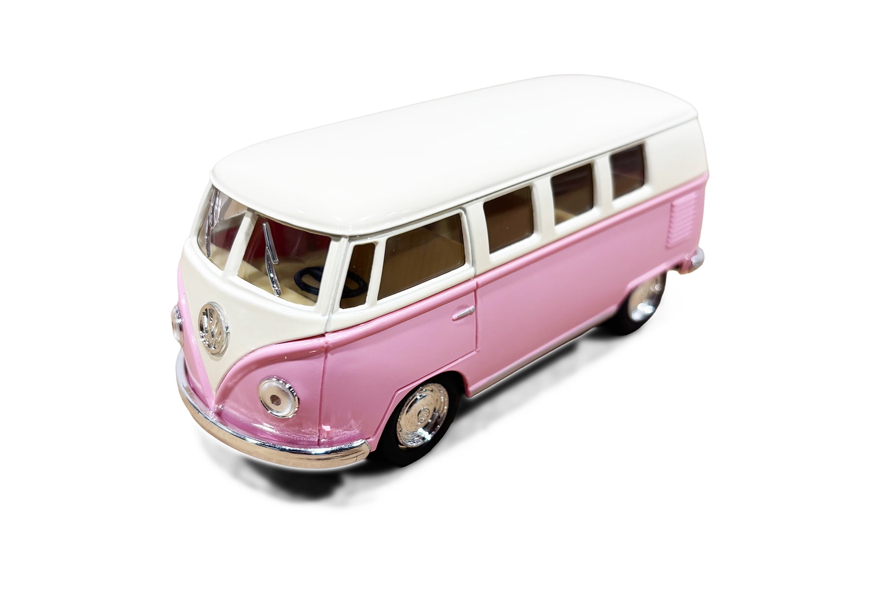 Kinsmart 1963 Volkswagen Classical Bus Double Cab Pick Up, Orange