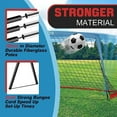 thumbnail image 5 of RUNBOW 6x4 ft Portable Kids Soccer Goal for Backyard Practice Soccer Net with Carry Bag, 5 of 7