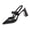 Exquisite Shoes - Black, variant on Women Closed Toe Pointed Slingback Pumps Summer Block Heel Shoes with Ankle Strap Elegant Casual Formal Footwear for Wedding Guest and Grad Season