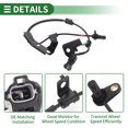 thumbnail image 4 of Sensor de velocidad de rueda ABS Unique Bargains Sensor ABS Sistema de frenos antibloqueo No. 956812W000 para Hyundai Santa Fe 2013-2017 Trasero Derecho, 4 of 7
