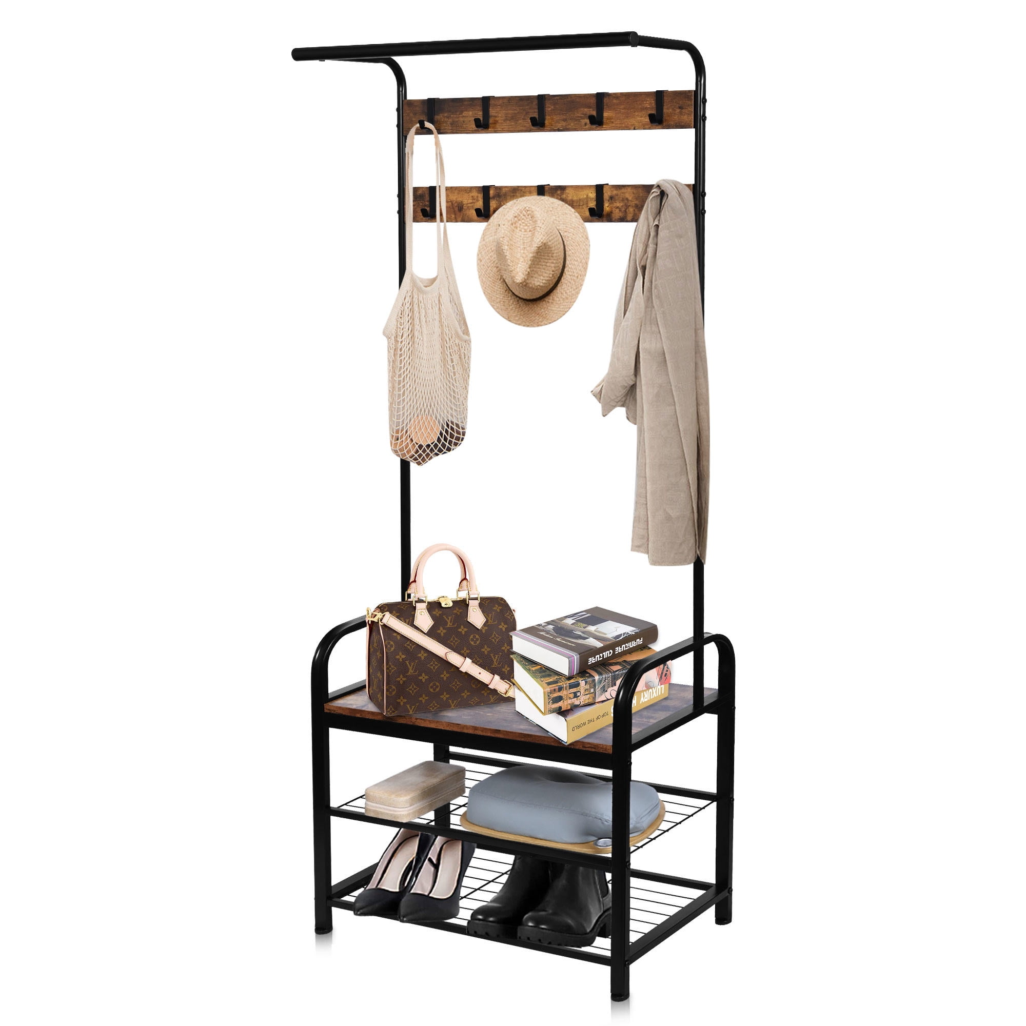 entryway clothes rack