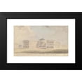 thumbnail image 2 of Samuel Davis 18x12 Black Modern Framed Museum Art Print Titled - New Government House at Calcutta, 2 of 5