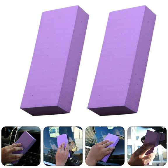 DECORNIJIA 2pcs High Density Pva Absorbent Sponge For Car Wash And Home Cleaning Shape Cleaning Sponge Block Easy To Hold