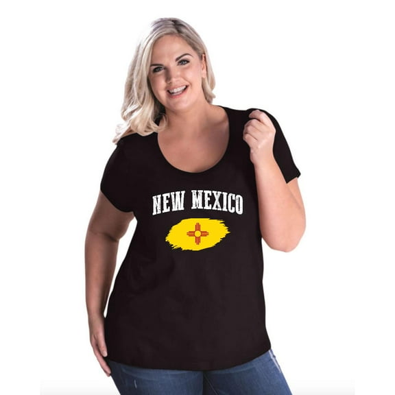 Normal is Boring - Women's Plus Size Curvy T-Shirt, up to Size 28 - New Mexico