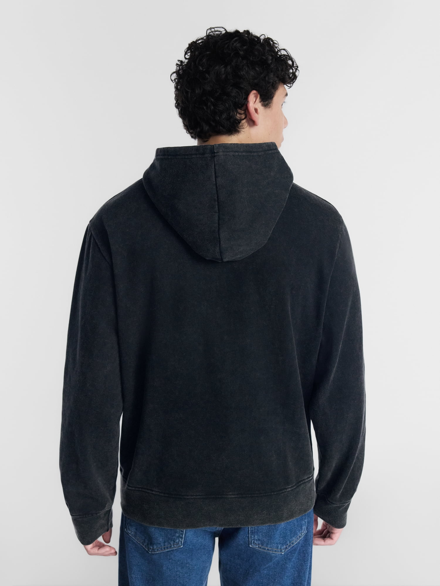 Halloween Oversized Fit Skeleton Rib Cage Graphic Fleece Hoodie Sweatshirt, Men's Sizes XS-4XLT