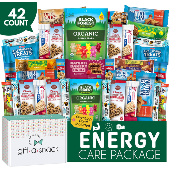 Nutritious Snack Box with Breakfast Bars and Delicious Chips | Gift A Snack (42 Count)
