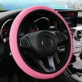 thumbnail image 1 of Universal Microfiber Leather Steering Wheel Cover Protector with Elastic Stitching Design for Enhanced Grip and Interior Comfort, 1 of 6