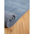 thumbnail image 4 of Rugsotic Carpets Hand Knotted Wool Area Rug 2'8''x9' Blue Contemporary Runner Indoor Rug for Living Room, Bedroom Antimicrobial L00226, 4 of 5