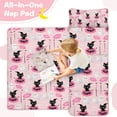 thumbnail image 4 of Pink Halloween Black Cats Ghosts and Pumpkins Toddler Nap Mats for Kids Preschool,50"x20" Sleeping Mat Bag or Kids,Toddler Sleeping Bag,Toddler Nap Mat or Daycare, 4 of 6