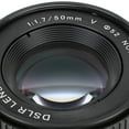 thumbnail image 2 of Riousery 50mm F1.7 Full Frame Large Aperture Manual Focus Camera Lens for EF Mount DSLR Cameras, Multi Layer Anti Reflective Coatings, Alloy and Optical Glass Construction (2 inches / 50.8 mm), 2 of 9