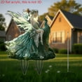 thumbnail image 6 of Flower Garden Stakes Yard Accessories, Plants Decorations for Pots, Outside Garden Fairy Decor Yard Decor Stakes, 2D Flat Ornament(1PC), 6 of 6