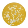 thumbnail image 5 of JONATHAN Y Cherry Blossom 17.75" Ceramic Garden Stool, Yellow/White, 5 of 8