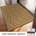 thumbnail image 3 of Yellow and Brown Of Cheetah Print Door Rugs,Washable Non Slip Door Mats Indoor,Decorative Door Mats,Entry Mat Indoor for Entrance,Bedroom,Kitchen,Bathroom,20"x32", 3 of 6