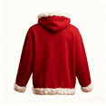 thumbnail image 4 of Wutalume Women's Fashion Casual Top Solid Color Long Sleeve Pet Pocket Hoodie Sweatshirt, Comfortable Fit, Ideal for Daily Wear, Outdoor Activities, and Pets,Red L, 4 of 5