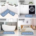 thumbnail image 4 of 2-Piece Kitchen Mat Set Non Slip Washable Floor Mats Decorative Rugs for Kitchen Sink Laundry White Polar Bears Pattern, 4 of 7