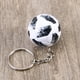 thumbnail image 2 of KAKOWELY Llavero con colgante de fútbol, simulación de fútbol, conmemorativo del Mundial, bolso de mano, colgante para teléfono (blanco y negro), 2 of 4