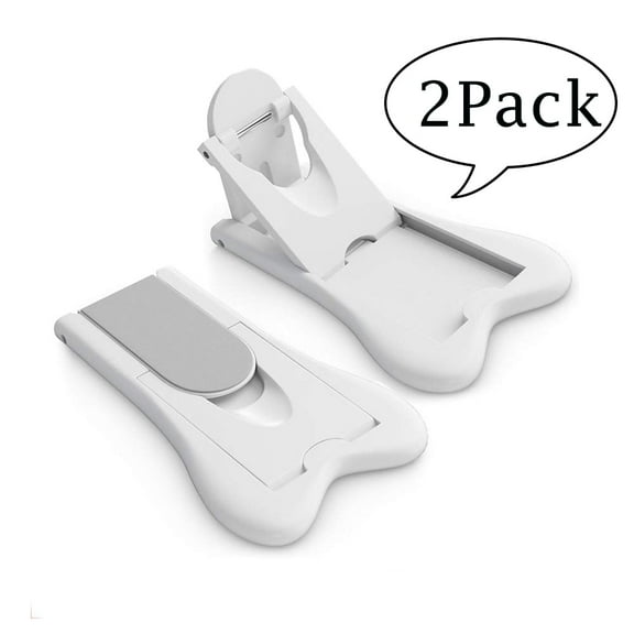 LNKOO Sliding Door Lock for Child Safety, KongNai Baby Proof Lock for Patio, Closet,Shower,Window,Wardrobe, Childproof Cupboard Kitchen Cabinet Glass Door Latch, Tool- Free, Screwless(2 Pack)