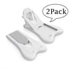 LNKOO Sliding Door Lock for Child Safety, KongNai Baby Proof Lock for Patio, Closet,Shower,Window,Wardrobe, Childproof Cupboard Kitchen Cabinet Glass Door Latch, Tool- Free, Screwless(2 Pack)