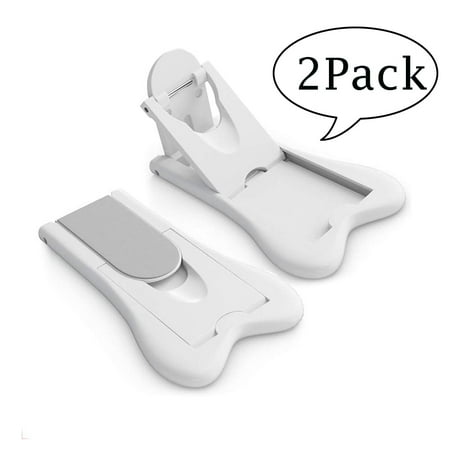 LNKOO Sliding Door Lock for Child Safety, KongNai Baby Proof Lock for Patio, Closet,Shower,Window,Wardrobe, Childproof Cupboard Kitchen Cabinet Glass Door Latch, Tool- Free, Screwless(2 Pack)