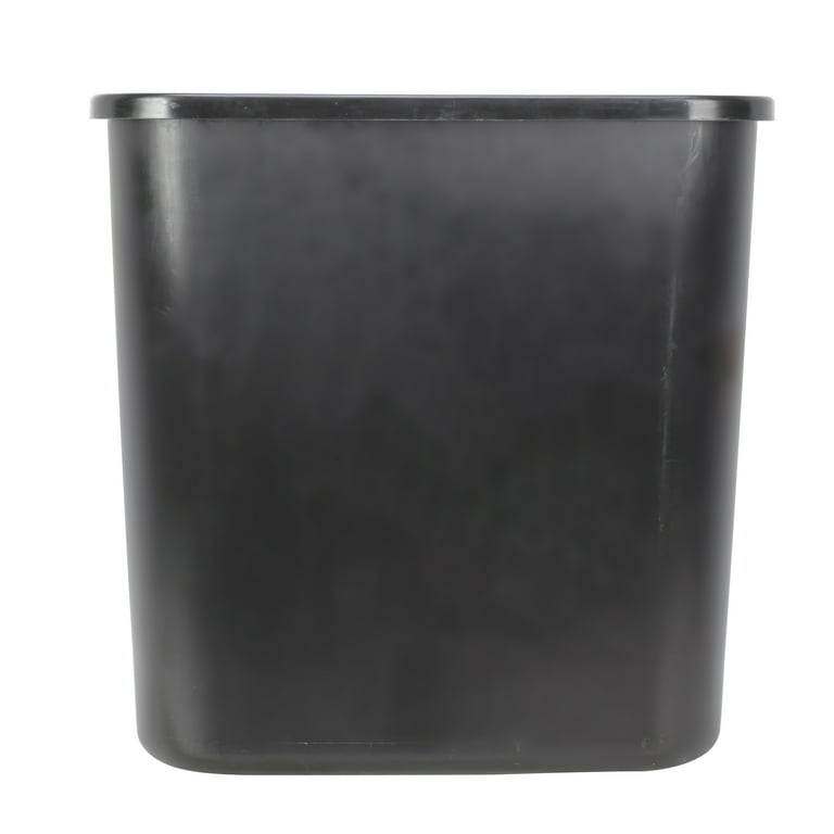 Open Top Indoor Trash Can , 7 gal, Plastic, Gray Open Top Indoor Trash Can , 7 gal, Plastic, Gray