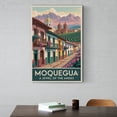 thumbnail image 6 of Moquegua Peru Vintage Travel Poster with Quiet Plazas And Architectural Beauty Print Poster, 6 of 8