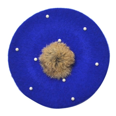 

Toddler Baby Kids Boys Girls Pearly Ball Beanie Winter Warm Hat Cap