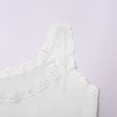 thumbnail image 6 of MSJUHEG camisole Workout Tops for Women Summer Tops for Women Ribbed Tank Tops Halter Top Womens Tops Spaghetti Strap Sleeveless Cami Blouse Lace Tank Top Summer Tops White 3XL, 6 of 9