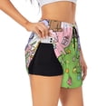 thumbnail image 3 of Lsque Sanrio Printed Women's Running Shorts with Liner Pockets,Elastic Quick Dry Workout Athletic Gym Yoga Shorts,Womens High Waist Shorts-Large, 3 of 9