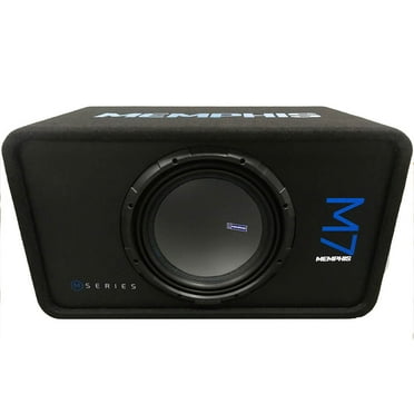Memphis Audio M7E12S1 Single 12 inch M7 Loaded Subwoofer Enclosure