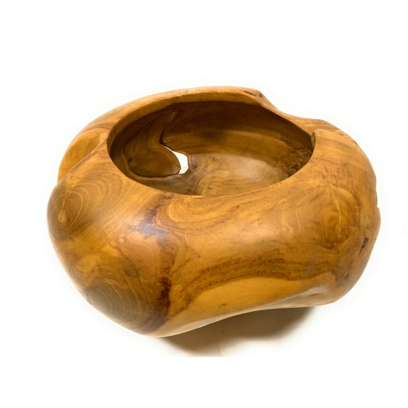 One-of-a-Kind Teak Root Bowl 14" X 14" X 7" - Centerpiece | #cin15