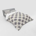 thumbnail image 2 of Ambesonne Oriental Bedding Set 4 Pcs, Leafy Medallion, Queen, Grey Yellow Violet Blue, 2 of 2