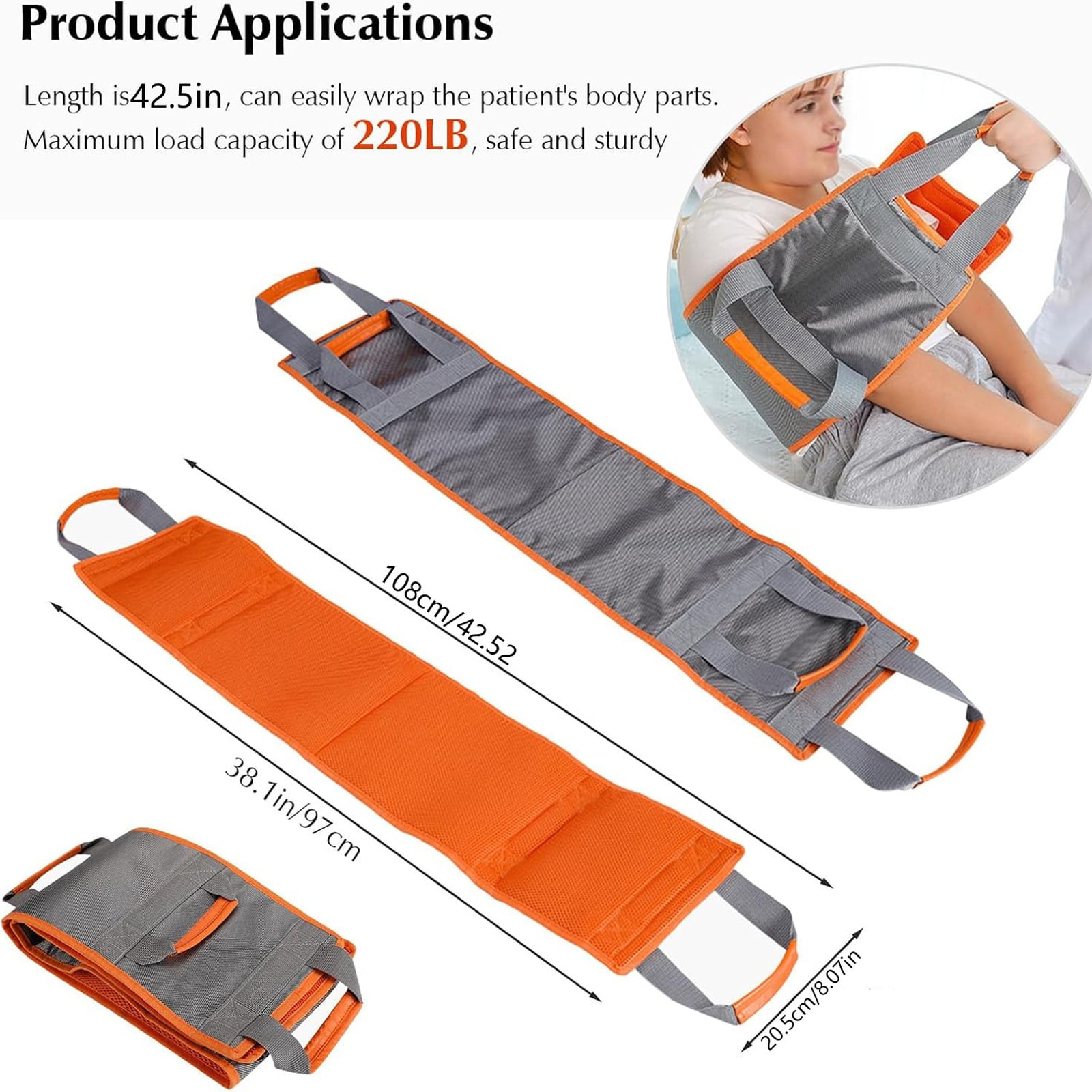 New Multifunctional Mobility Aid Strap, Assisting Elderly Disabled In Safe Transfer And Getting Up, Bedridden Hemiplegia Patients Reliable Helper