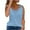 Sky Blue~, variant on Jjayotai No Boundaries Tops, Womens Lace Trim Strappy Tank Tops, Loose Casual Sleeveless Shirts, Slim Fit Summer Blouses, V Neck Top for Women White~ S