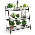 thumbnail image 2 of Costway 3-tier Metal Plant Stand Shelf Flower Pot Holder Display Rack Shoe Organizer, 2 of 10