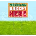 thumbnail image 1 of Mexican Bakery Here (18" x 24") Yard Sign, Includes Metal Step Stake, 1 of 6