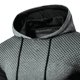 thumbnail image 3 of Blusa con capucha de manga larga para hombre, informal, a la moda, con colores a juego, sudadera deportiva con capucha, blusa de poliéster para hombre, 3 of 3