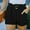 Black, variant on Bunenne Womens Athletic Shorts，womens Running Shorts，gym Shorts Women，summer New Europe and the States Loose Waist Strap Pocket High Waist Casual Shorts Women，yoga Shorts， A XL