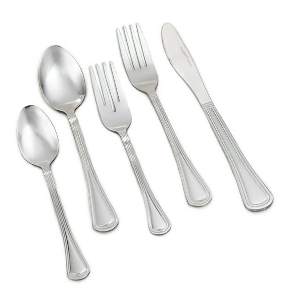 BergHOFF Essentials 20Pc 18/10 Stainless Steel Flatware Set, Polished