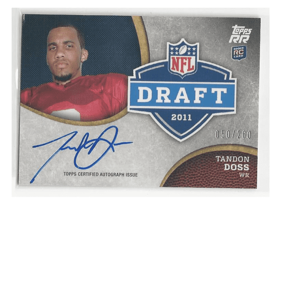 2011 Topps Rising Rookies Tandon Doss #DRA-TD NM Near Mint RC Rookie ...