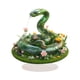 thumbnail image 3 of Decoración de serpiente verde acrílica, adorno de mesa, decoración del hogar 2D, obra de arte coleccionable, centro de mesa con base para sala de, 3 of 8