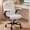 Off-White, variant on Pinmoco Ergonomic PU Leather Office Chair, High Back Executive Computer Desk Chair with Double-Layer Cushion, Swivel Gaming Chair with Wheels and Flip-Up Armrests, Black