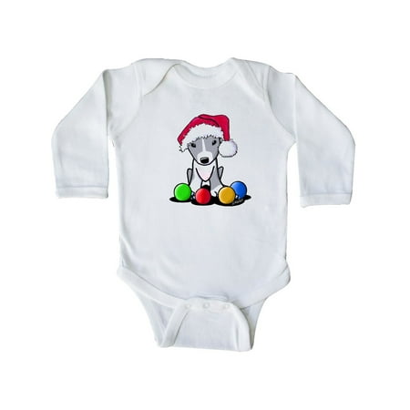 

Inktastic KiniArt Christmas Pitbull Gift Baby Boy or Baby Girl Long Sleeve Bodysuit