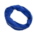thumbnail image 2 of Pop Fashion Women's Scarf with Hidden Zipper Pocket Solid Color (Royal Blue), 2 of 5