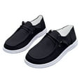 thumbnail image 4 of Rokment Wide Width Slip on Loafers Walking Shoes for Women 2026 Spring Fall Cordurory Comfy Nursing Work Driving Tennis Fashion Sneakers Black Size 6, 4 of 6