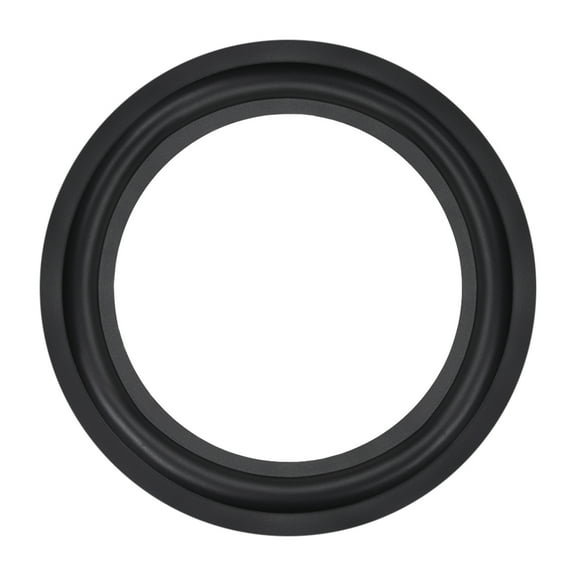 12 Inch Speaker Rubber Edge Folding Ring Horn Replacement Parts for Speaker  Black