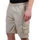 thumbnail image 3 of Krisp - Pantalón corto de algodón estilo militar para chico hombre (Piedra), 3 of 3