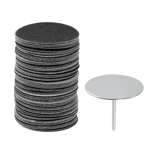 Vocoste Sandpaper Disk Replacement Pad Foot File Callus Remover Tool Medium 150 Grit 35mm 100 Pcs