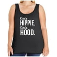 thumbnail image 1 of Kinda Hippie. Kinda Hood. Womens Tank Top, 1 of 1