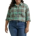 thumbnail image 3 of Lee Women's Plus All Purpose Classic Longsleeve Button Up Shirt, 3 of 5