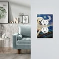 thumbnail image 5 of Haiem Vintage Starry Sky Puppy Pattern Decorative Wall Plates, 1-Gang 5.0" x3.0", Unbreakable Thermoplastic Faceplate Cover for Decorator Receptacle Outlet & Switch-Style S, 5 of 6